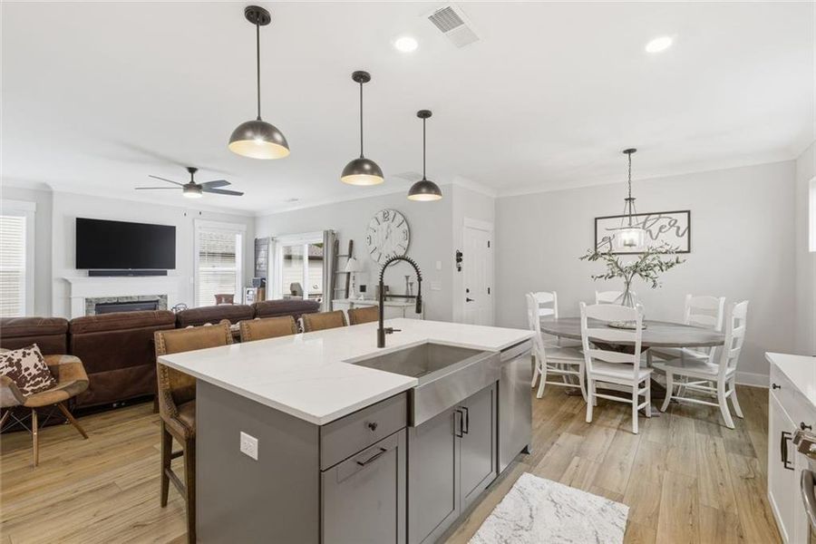Furnished interior view inside a new home in Marble Tree, Ball Ground (Image 36).