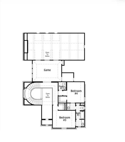 Image 49 representing the 608 Plan by Highland Homes in The Parks at Wilson Creek: 74ft. lots, Celina, TX.