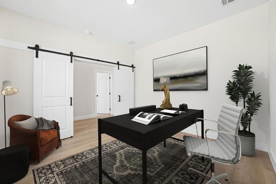 Furnished interior view inside a new home in Elevon, Lavon (Image 16). Furnished interior view inside a new home in Elevon, Lavon (Image 16).