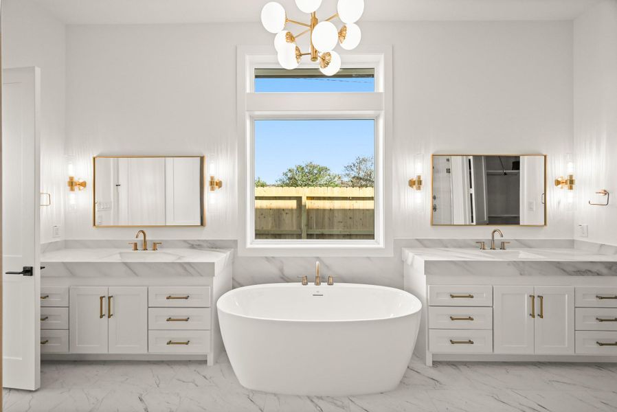 Plenty of privacy and natural light!