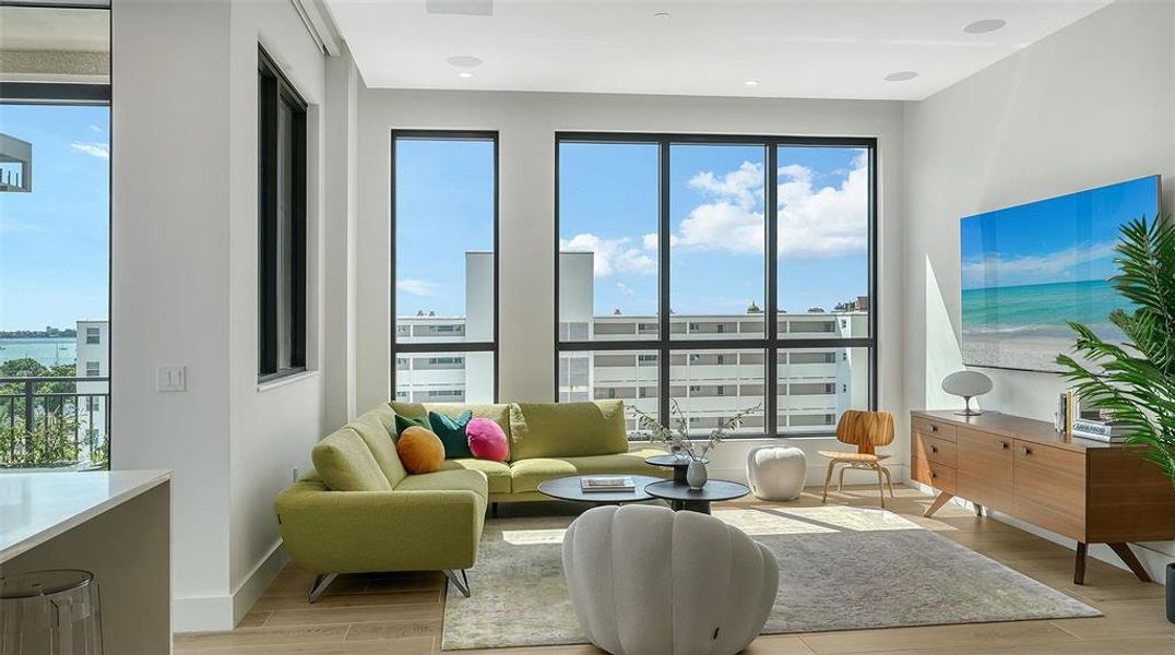 Furnished interior view inside a new home in , Sarasota (Image 23).