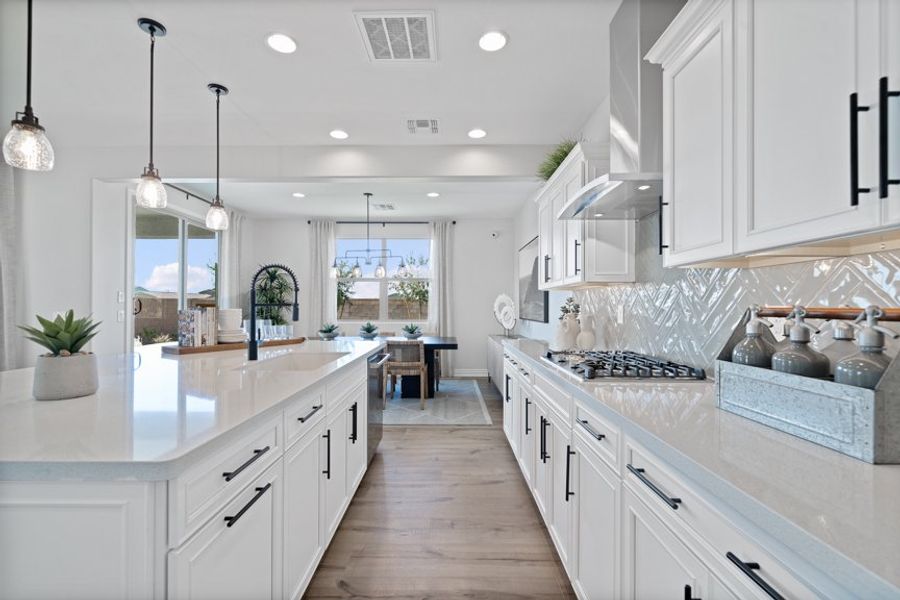 Furnished interior view inside a new home in Combs Ranch, San Tan Valley (Image 11).