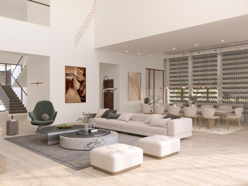 Furnished interior view inside a new home in , Sarasota (Image 9).