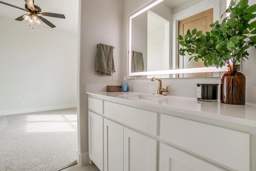 Representative furnished interior of a home built from the The Carley by Elmwood Custom Homes in Matthews Farm, Venus (Image 25).