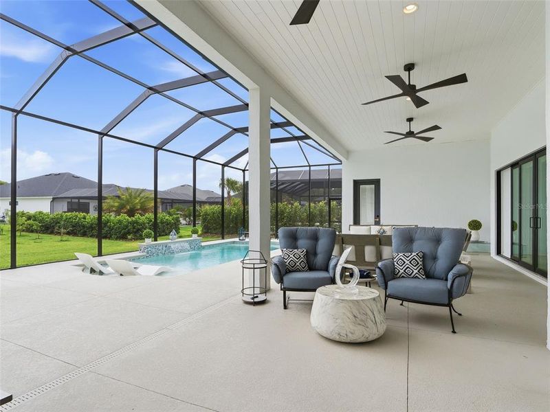 Exterior details and patio area of a home in , The Villages (Image 41). Exterior details and patio area of a home in , The Villages (Image 41).