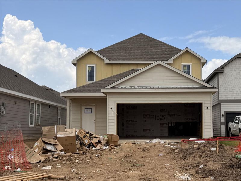 In-progress construction of a new home in Bammel Oaks, Houston, TX (Image 37). In-progress construction of a new home in Bammel Oaks, Houston, TX (Image 37).