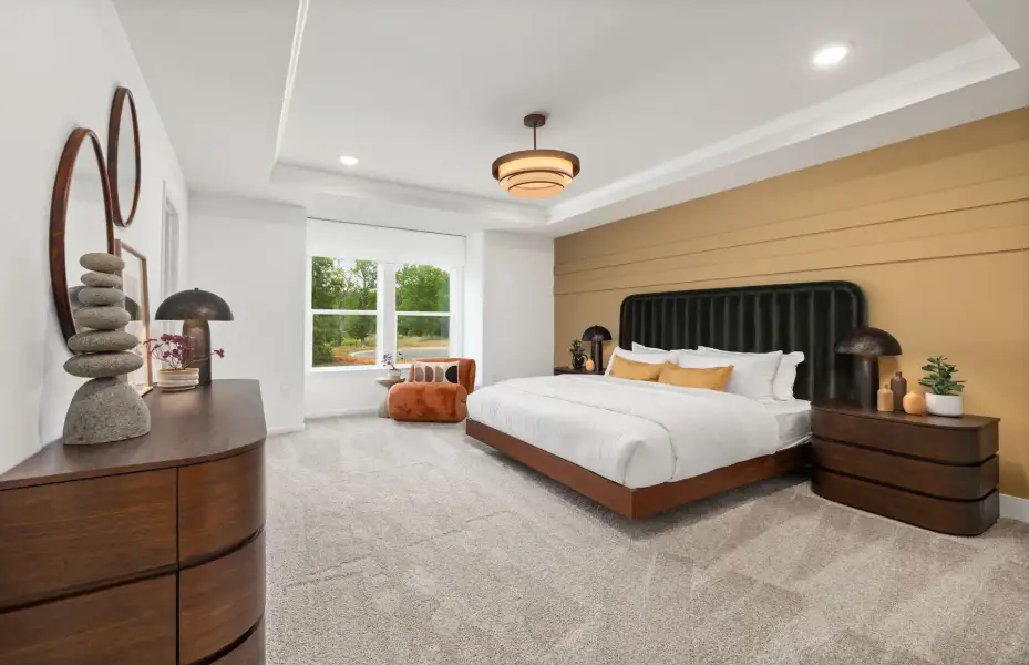 Furnished interior view inside a new home in The Preserve at Marks Creek, Knightdale (Image 6).