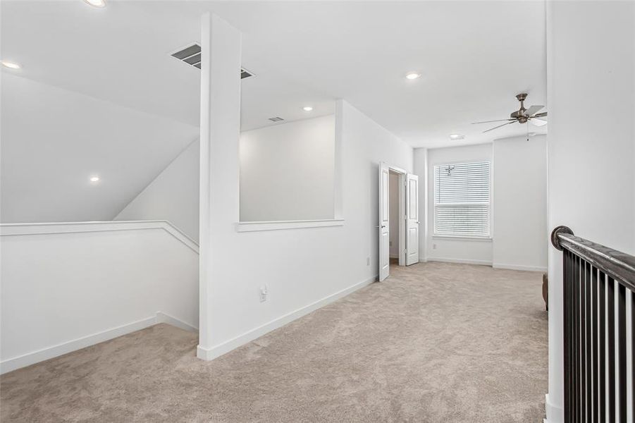 Second floor landing.