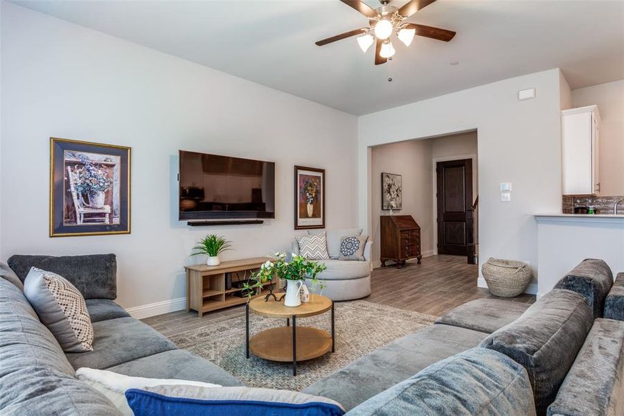 Furnished interior view inside a new home in , Lewisville (Image 15).