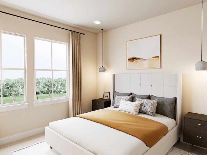 Representative furnished interior of a home built from the Duncan by Tri Pointe Homes in Old Town Village, Waxhaw (Image 6).