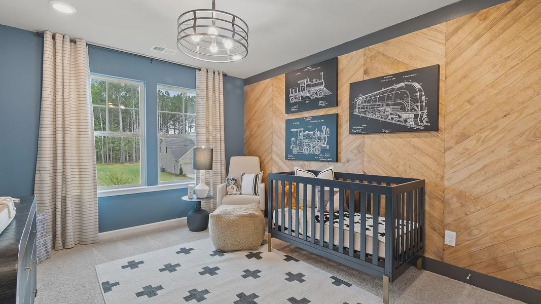 Representative furnished interior of a home built from the Rosemary II by DRB Homes in Northcroft, Loganville (Image 24).