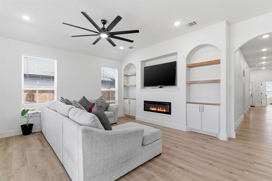 Furnished interior view inside a new home in , Fort Worth (Image 36).