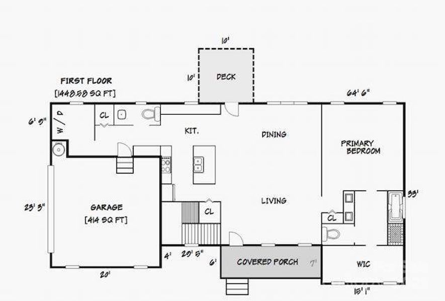 2D floor plan layout of this home in , Newton, NC (Image 3). 2D floor plan layout of this home in , Newton, NC (Image 3).