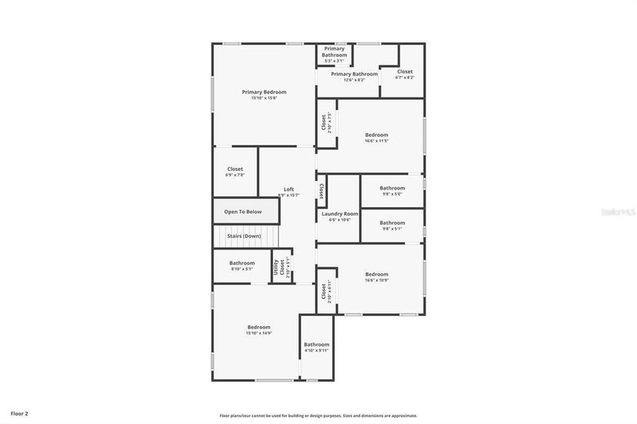2D floor plan layout of this home in , Sarasota, FL (Image 6).