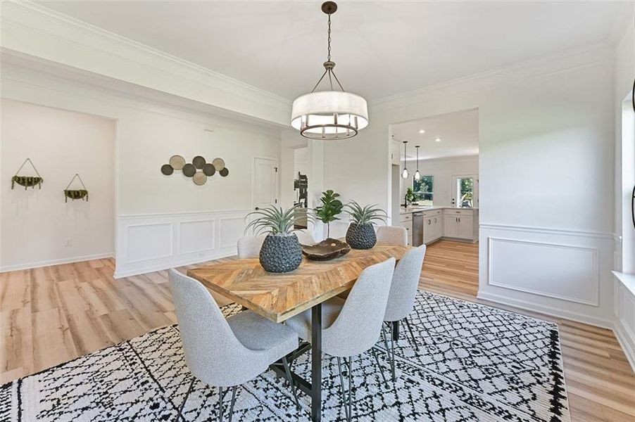 Furnished interior view inside a new home in Sagebrook, Powder Springs (Image 27).