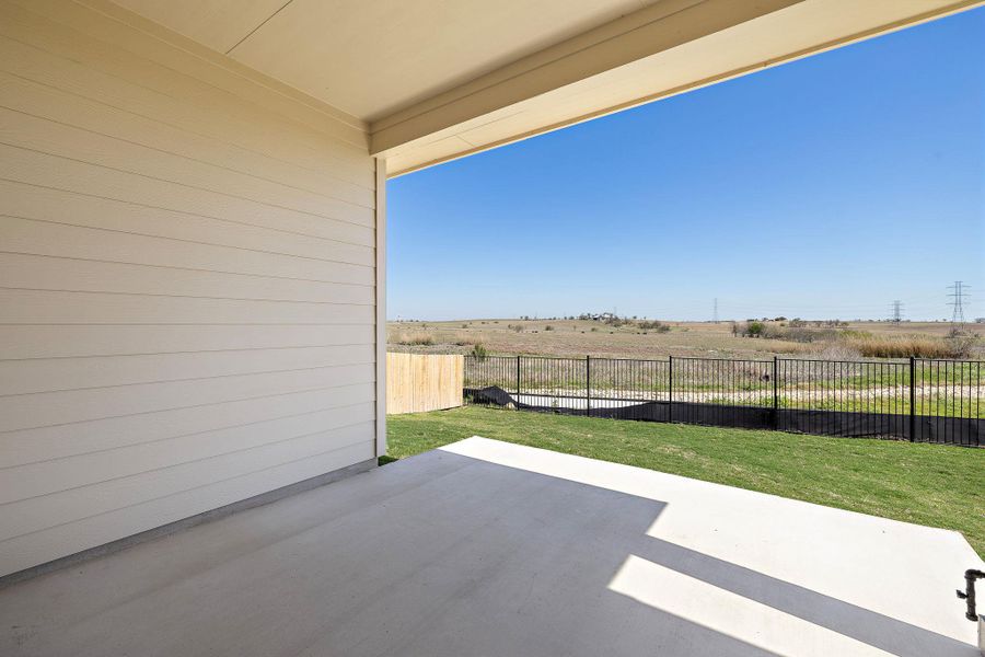 Exterior details and patio area of a home in , Pflugerville (Image 21).