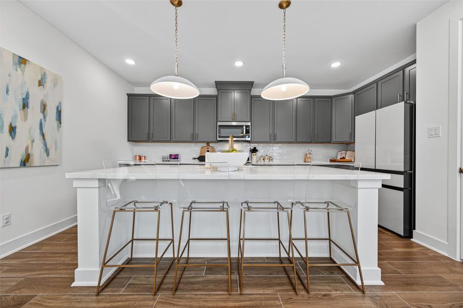 Furnished interior view inside a new home in Elyson - 40', Katy (Image 24). Furnished interior view inside a new home in Elyson - 40', Katy (Image 24).