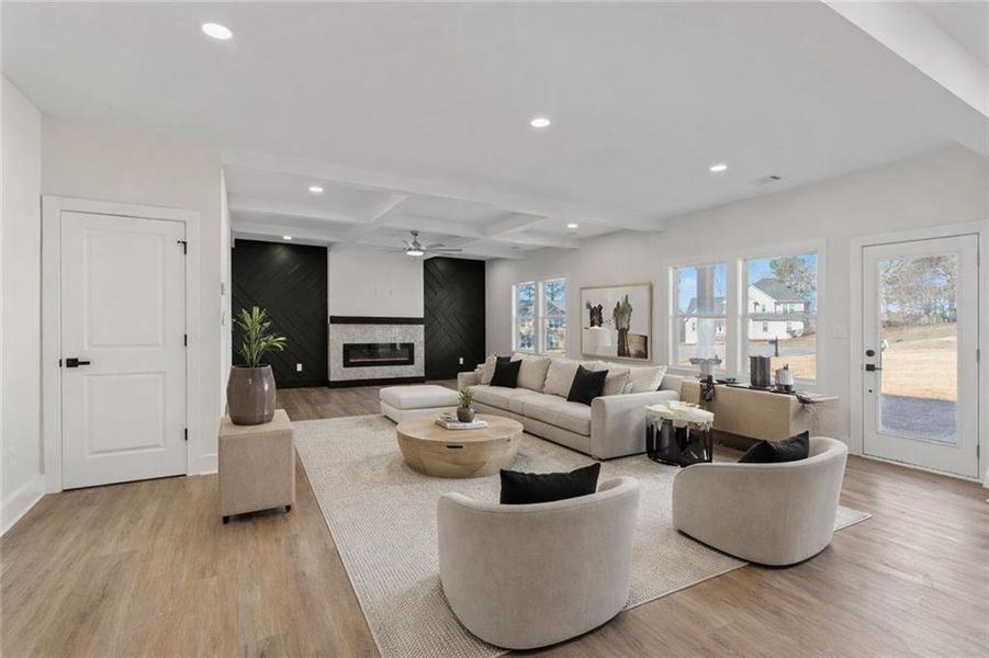 Furnished interior view inside a new home in , Stockbridge (Image 6). Furnished interior view inside a new home in , Stockbridge (Image 6).