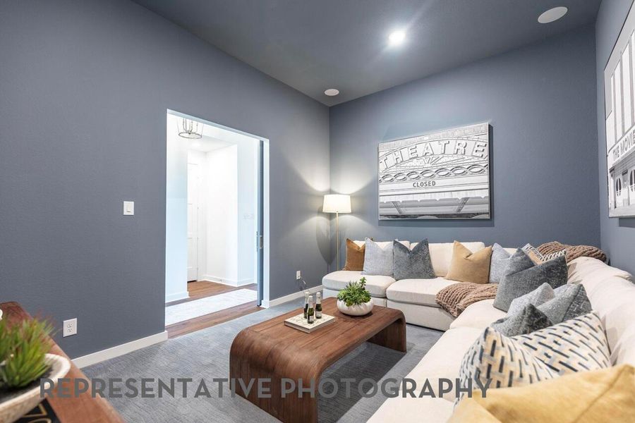 Furnished interior view inside a new home in Jordan Ranch, Fulshear (Image 26).