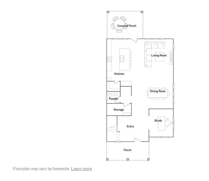 2D floor plan layout of this home in Heron's Walk at Summers Corner: Row Collection, Summerville, SC (Image 3). 2D floor plan layout of this home in Heron's Walk at Summers Corner: Row Collection, Summerville, SC (Image 3).