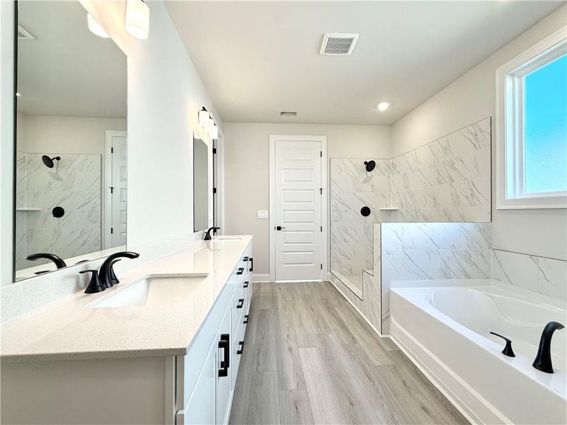 Furnished interior view inside a new home in , Braselton (Image 14).