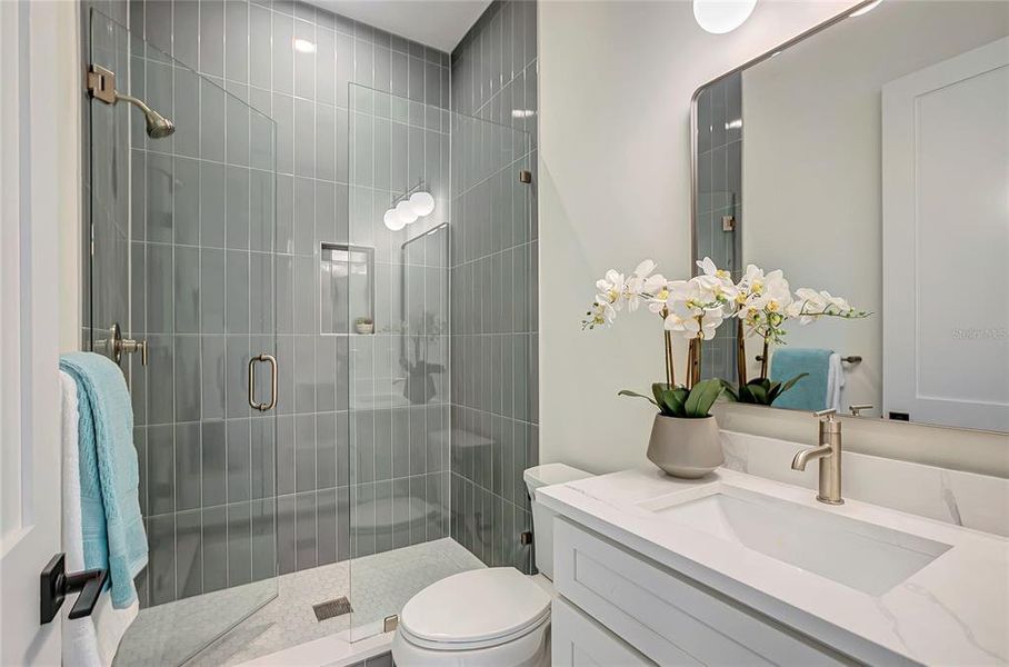 Furnished interior view inside a new home in , Tampa (Image 53).