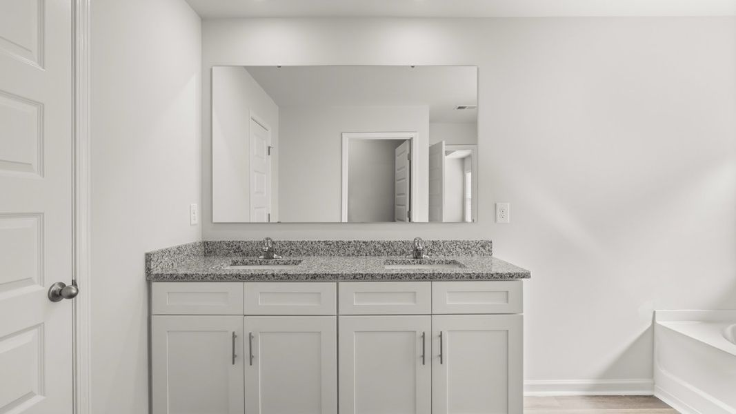 Furnished interior view inside a new home in Southwind Village, Evans (Image 9).