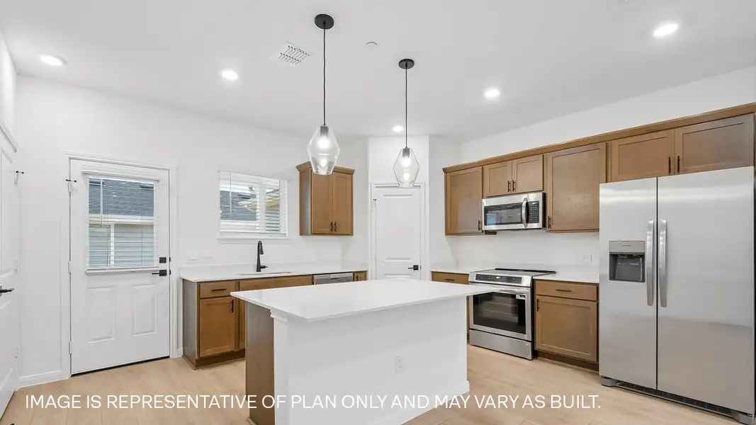 Furnished interior view inside a new home in Avery Centre, Round Rock (Image 5).