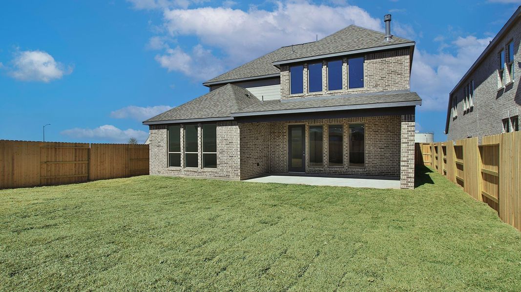 Exterior details and patio area of a home in The Grand Prairie, Hockley (Image 3).