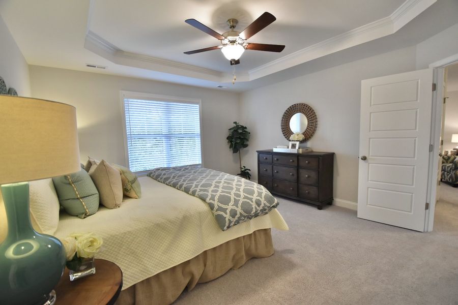 Furnished interior view inside a new home in Parkwood Estates, Leland (Image 11).