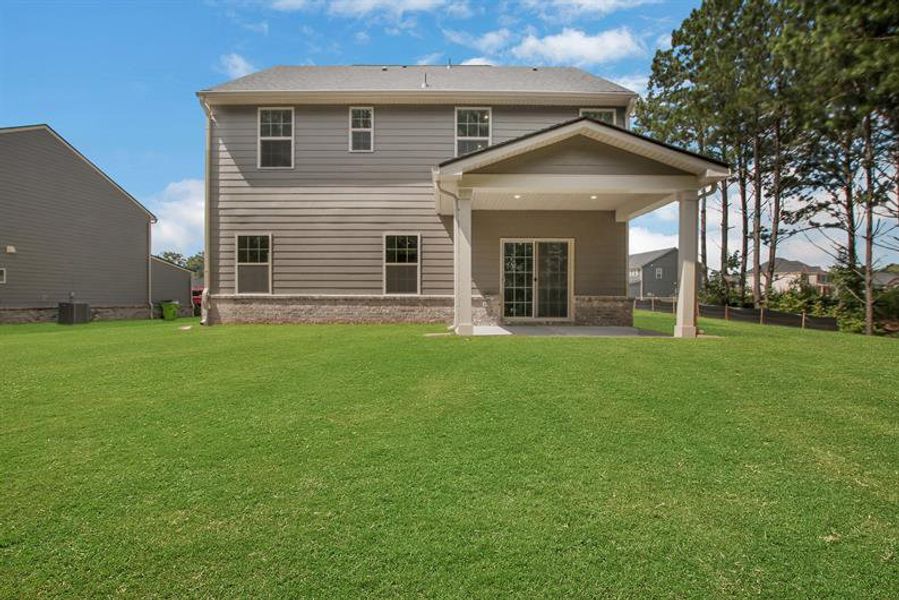 Exterior details and patio area of a home in Southern Hills, McDonough (Image 20). Exterior details and patio area of a home in Southern Hills, McDonough (Image 20).