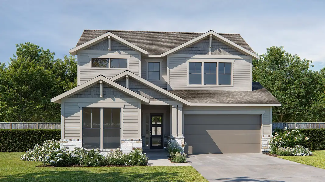 Representative exterior photo of a completed home built from the 2713MC by MasterCraft Builder Group in Madeira, St. Augustine, FL (Image 4).