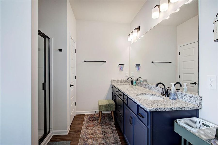 Furnished interior view inside a new home in , Cartersville (Image 9).