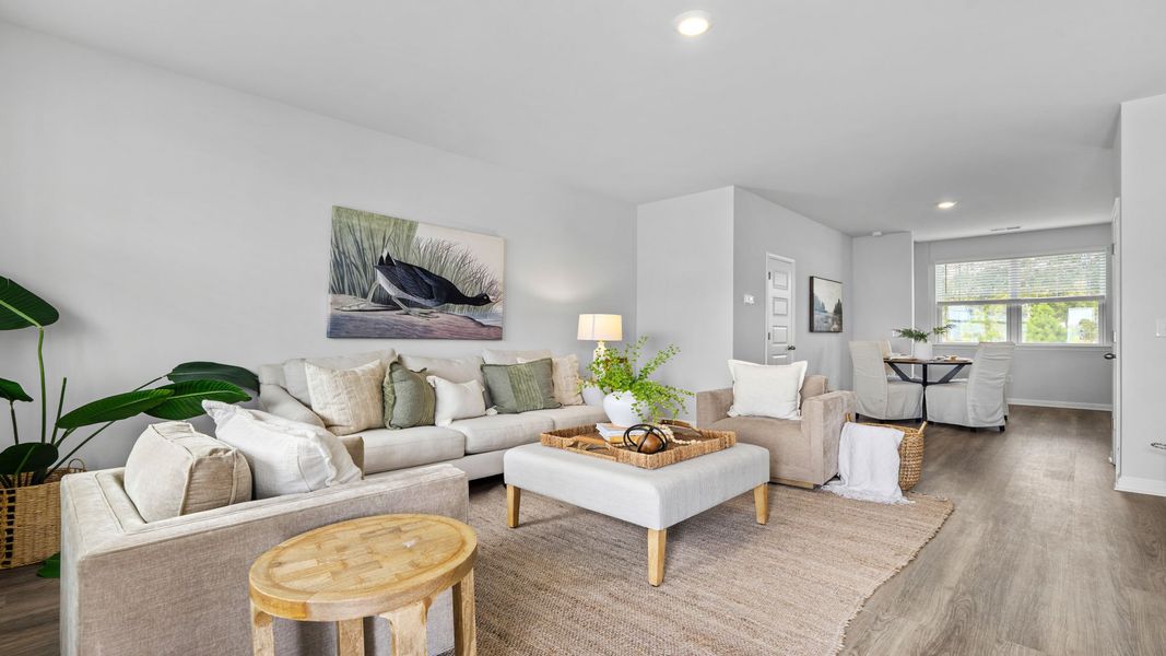 Furnished interior view inside a new home in The Retreat at East Argent, Ridgeland (Image 3).