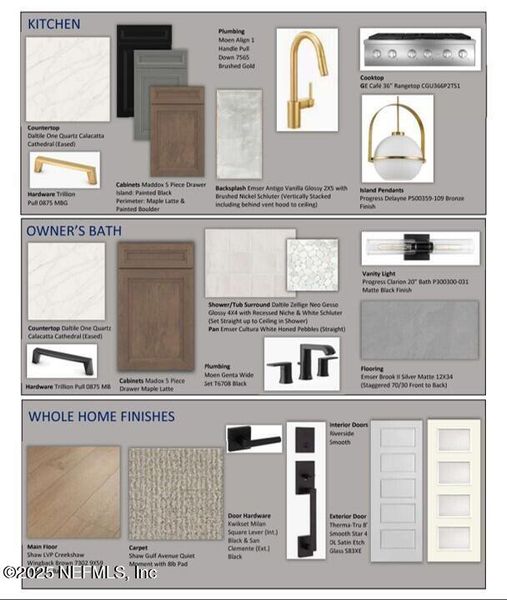 Sample of building materials used in homes in Oak Grove at SilverLeaf 60’, St. Augustine (Image 3). Sample of building materials used in homes in Oak Grove at SilverLeaf 60’, St. Augustine (Image 3).