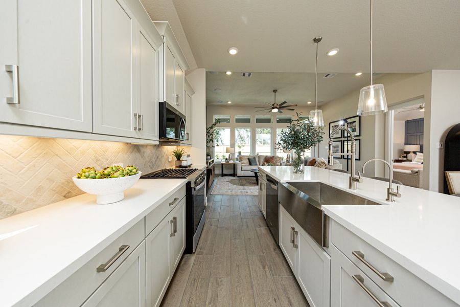 Representative furnished interior of a home built from the Serendipity by Beazer Homes in Meridiana, Manvel (Image 6). Representative furnished interior of a home built from the Serendipity by Beazer Homes in Meridiana, Manvel (Image 6).