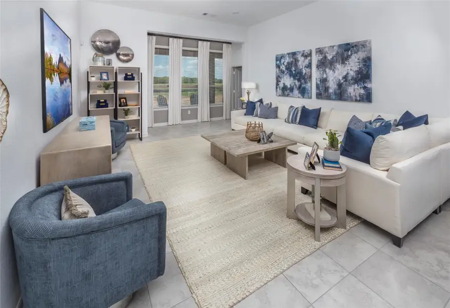 Furnished interior view inside a new home in Anniston, Katy (Image 4).