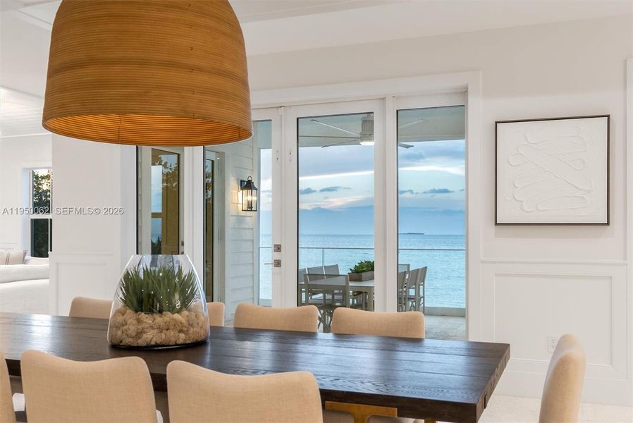 Furnished interior view inside a new home in , Islamorada, Village of Islands (Image 58).