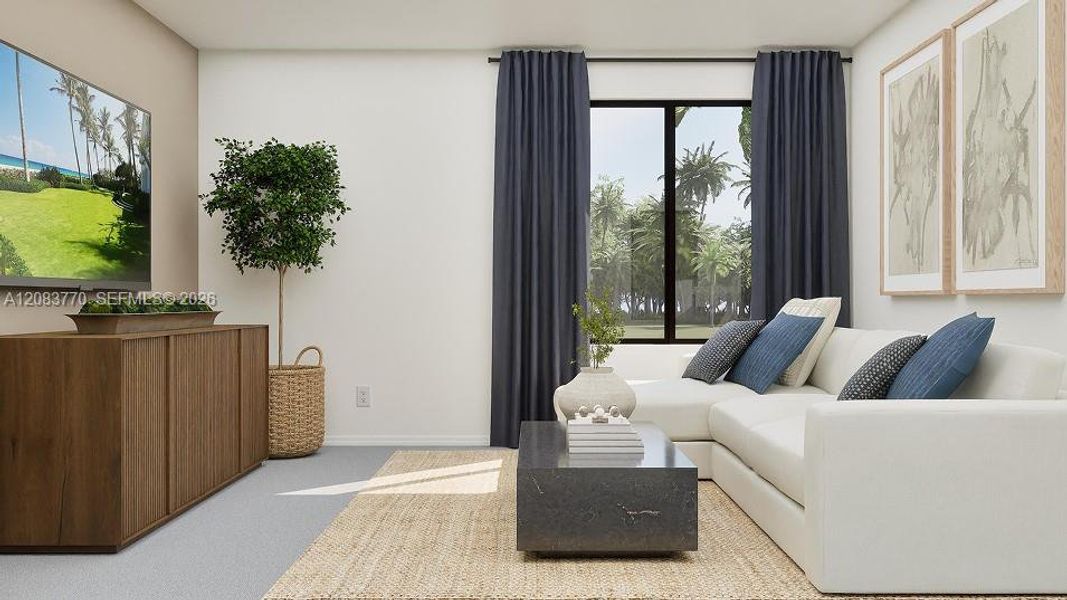 Furnished interior view inside a new home in Solterra, Sunrise (Image 7).