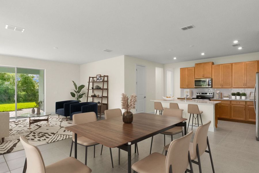 Furnished interior view inside a new home in Windwater, Parrish (Image 5).