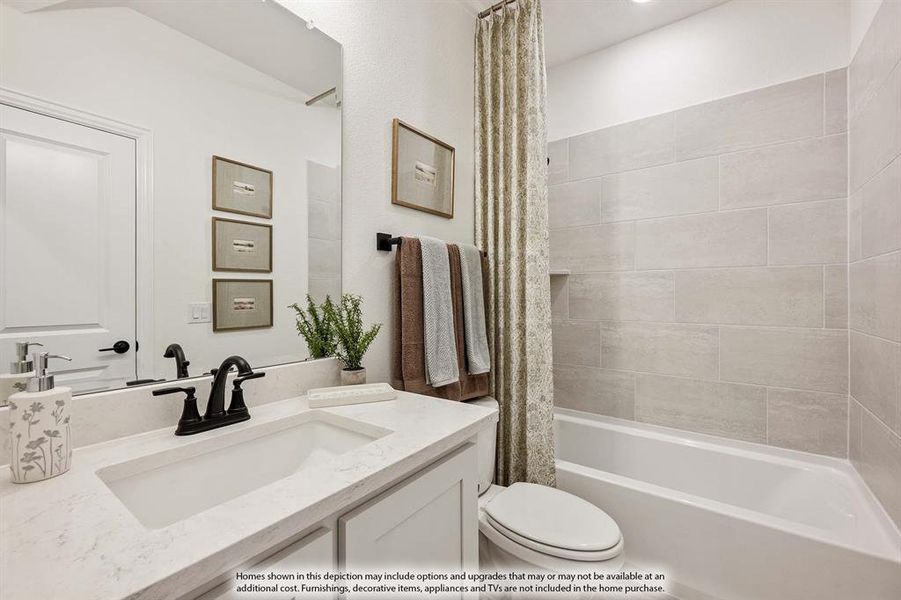 Furnished interior view inside a new home in Glenwood Meadows, Denton (Image 8).