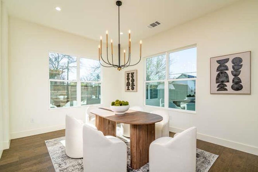 Furnished interior view inside a new home in , Austin (Image 7). Furnished interior view inside a new home in , Austin (Image 7).