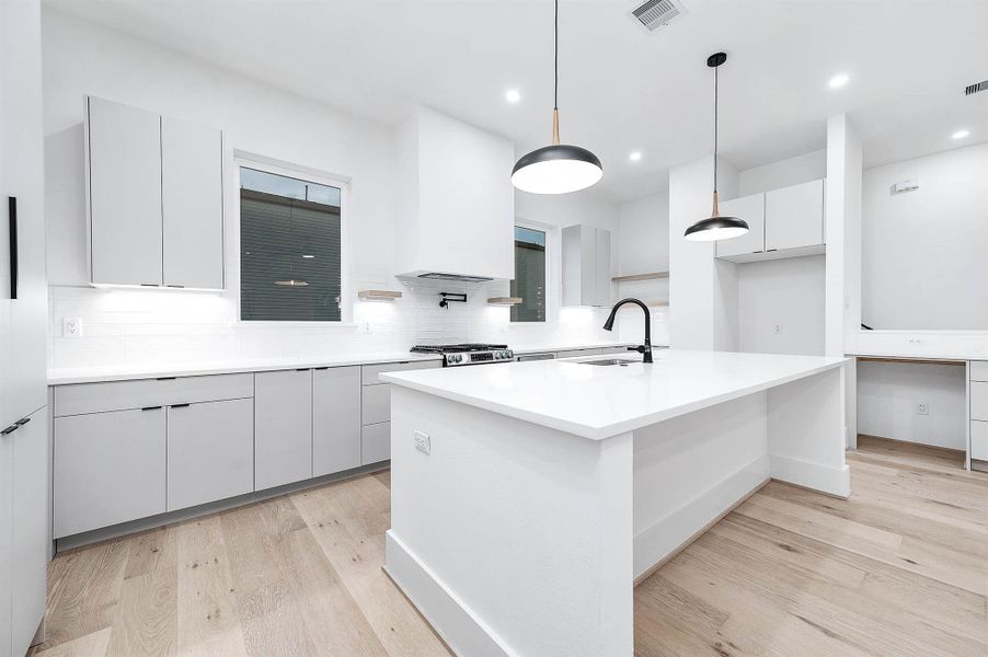Furnished interior view inside a new home in , Houston (Image 18).