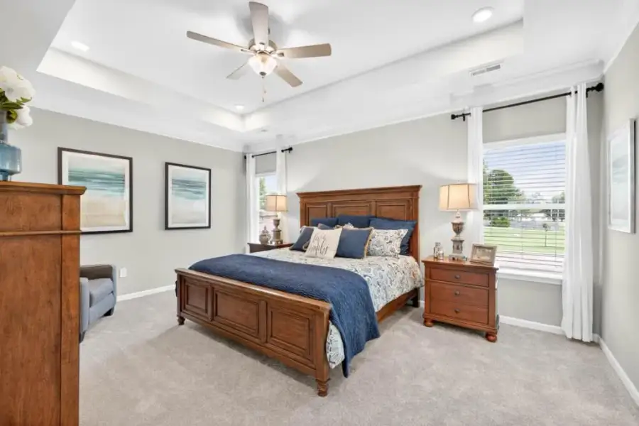 Furnished interior view inside a new home in The Stiles, Cartersville (Image 7).