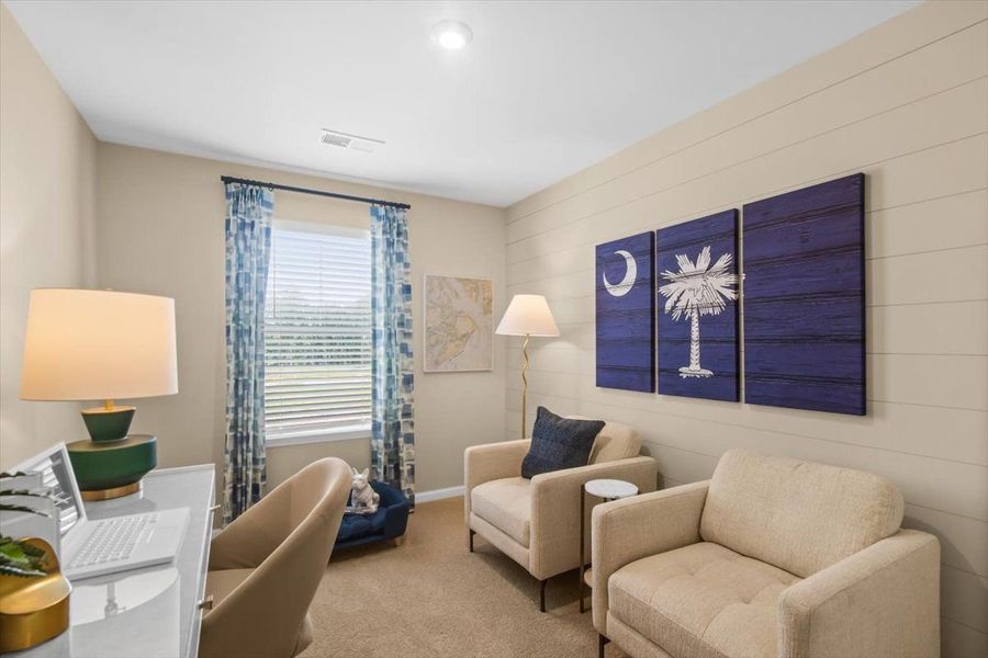 Furnished interior view inside a new home in Gardner Heights, Greer (Image 10). Furnished interior view inside a new home in Gardner Heights, Greer (Image 10).