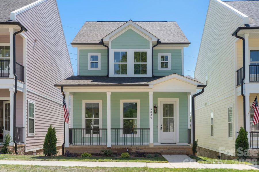 Front exterior of a new home in , Kannapolis, NC, highlighting curb appeal (Image 15).
