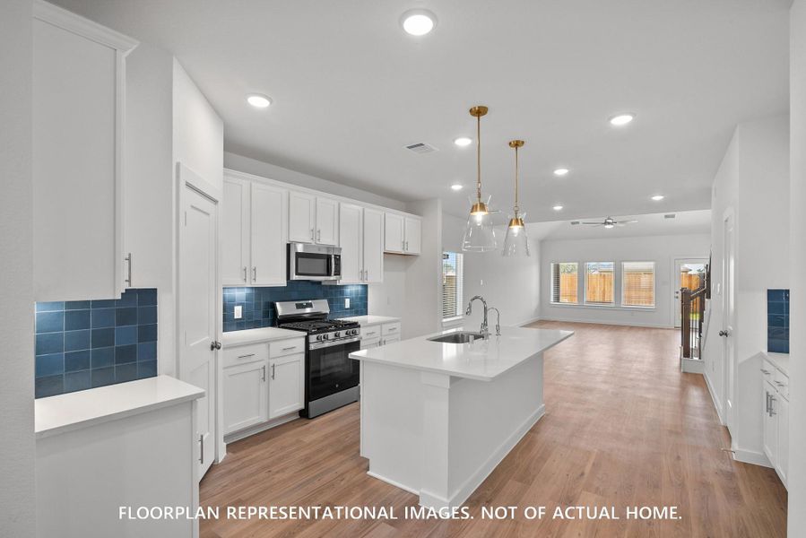 Furnished interior view inside a new home in Summerview, Fulshear (Image 10).