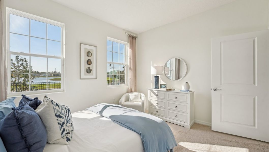 Representative furnished interior of a home built from the Delray by D.R. Horton in Abbott Park, Zephyrhills (Image 23).