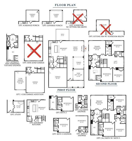 2D floor plan layout of this home in , Summerville, SC (Image 3). 2D floor plan layout of this home in , Summerville, SC (Image 3).