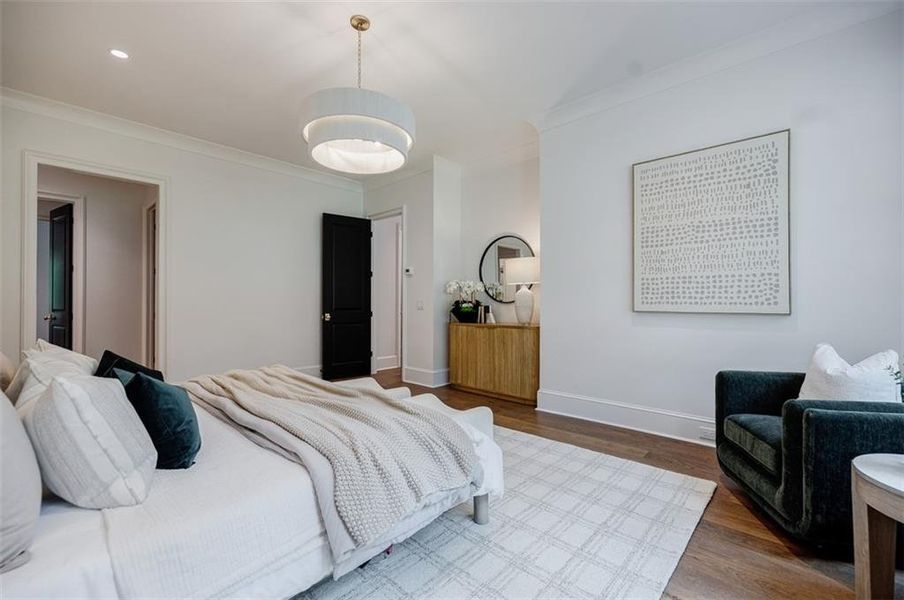 Furnished interior view inside a new home in , Canton (Image 30).